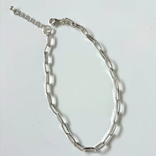Load image into Gallery viewer, Sterling Silver Large Paperclip Necklace
