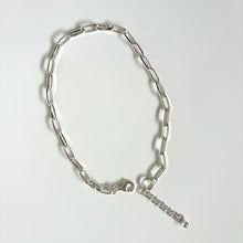 Load image into Gallery viewer, Sterling Silver Large Paperclip Necklace
