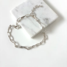 Load image into Gallery viewer, Sterling Silver Large Paperclip Necklace
