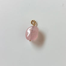 Load image into Gallery viewer, 10k Vintage Rose Quartz Pendant
