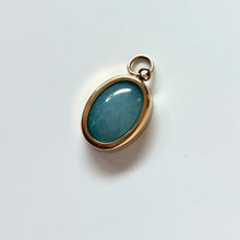Load image into Gallery viewer, 10k Vintage Green Jadeite Pendant

