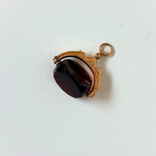 Load image into Gallery viewer, 9k Victorian Carnelian Fob Pendant
