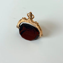 Load image into Gallery viewer, 9k Victorian Carnelian Fob Pendant
