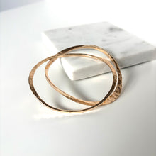 Load image into Gallery viewer, 10k Vintage Hammered Bangles

