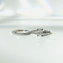 Load image into Gallery viewer, 14k Kara Engagement Ring &amp; Wedding Band
