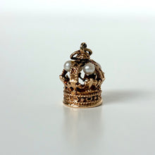 Load image into Gallery viewer, 14K Vintage Crown Pendant
