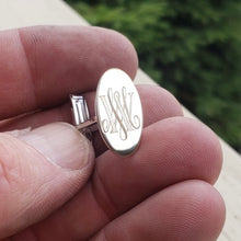 Load image into Gallery viewer, 10k Oval Cufflinks
