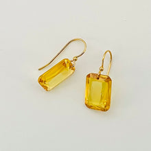 Load image into Gallery viewer, Ear Wires &amp; Citrine Crystals
