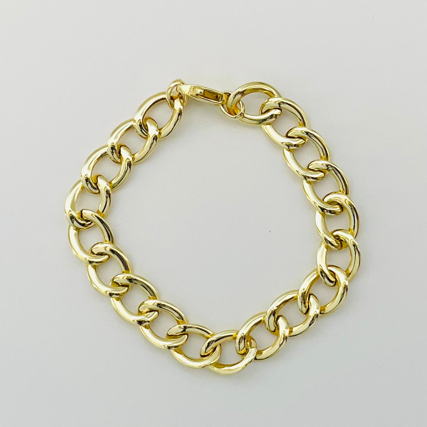Large Curb Chain Bracelet