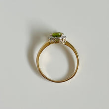 Load image into Gallery viewer, 14K Peridot &amp; Diamond Ring
