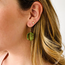 Load image into Gallery viewer, Ear Wires &amp; Peridot Crystals
