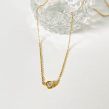 Load image into Gallery viewer, 14K Alyssa Diamond Pendant Necklace
